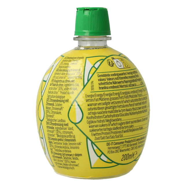 Bioidea Zitronensaft Quetschflasche Bio 200 Milliliter