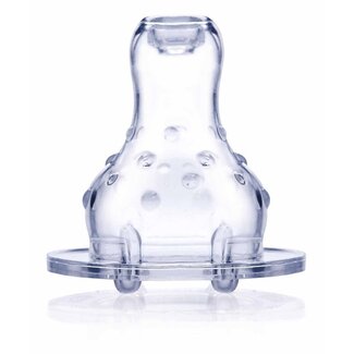 Nuby Tetina antigoteo control de flujo 0M+ 2 unidades