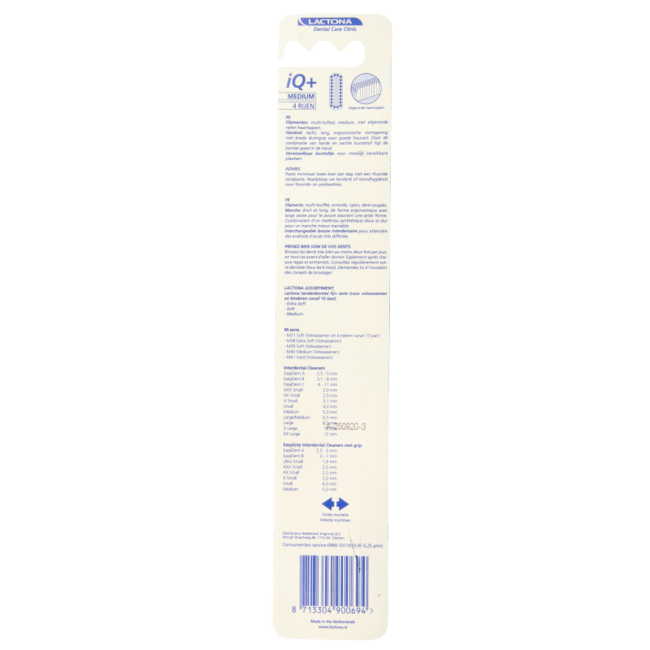 IQ+ medium toothbrush 1 Piece