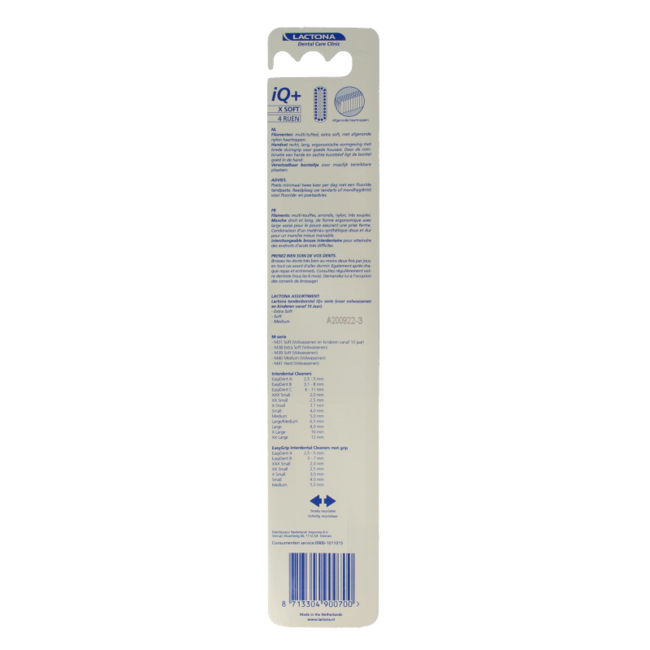 IQ+ x soft toothbrush 1 Piece