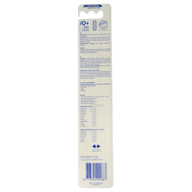 IQ+ soft toothbrush 1 piece