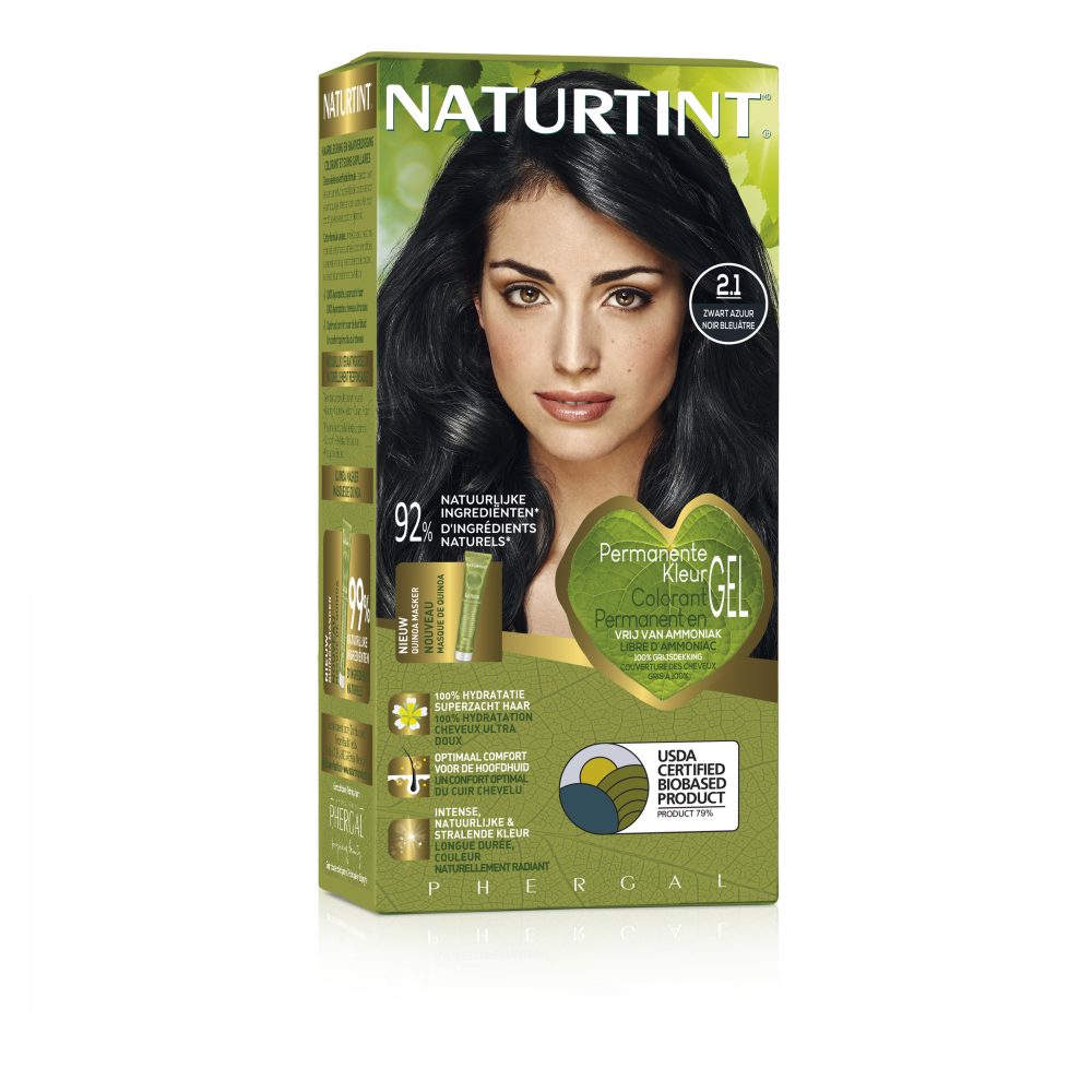 Naturtint 2.1 Negro azur 170 mililitros