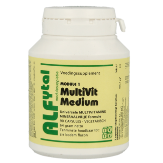 Alfytal MultiVit medium - mineraalvrij 90 Vegetarische capsules