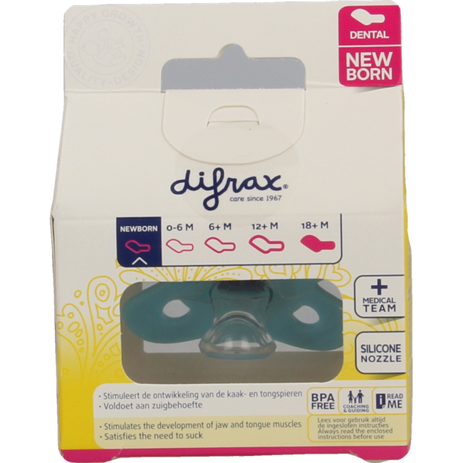 Sucette mini nouveau-né dental 1 pièce