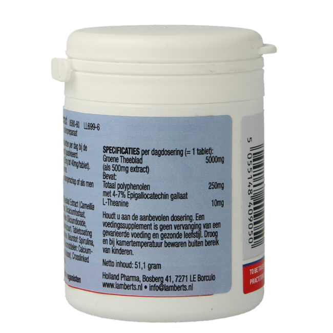 Lamberts Té verde 5000mg 60 comprimidos