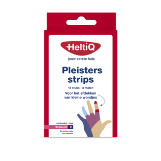 Heltiq Heltiq Tiras de tiritas impermeables y elásticas 18 unidades