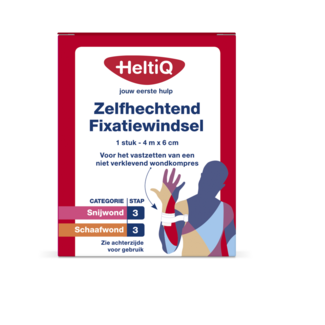 Heltiq Selbsthaftende Binde 4 m x 6 cm 1 Stück