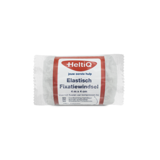 Heltiq Elastisch fixatiewindsel 4m x 4cm 1 Stuks