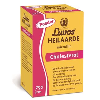 Luvos Heilaarde polvo de arcilla curativa microfina para el colesterol 750 Gramos