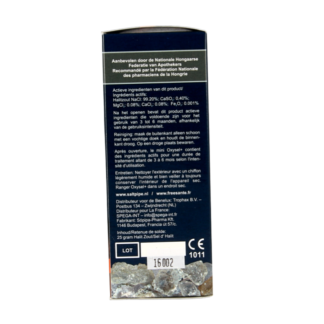 Saltpipe Mini salt inhaler with Halite salt 25 Gram