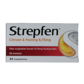 Strepfen Strepfen Cytryna i Miód 24 Pastylki do ssania