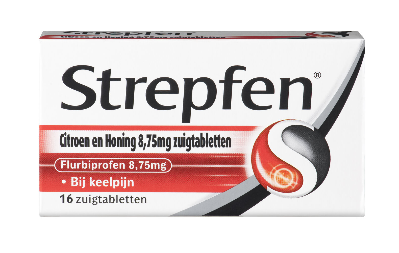 Strepfen Citroen & honing 16 Zuigtabletten