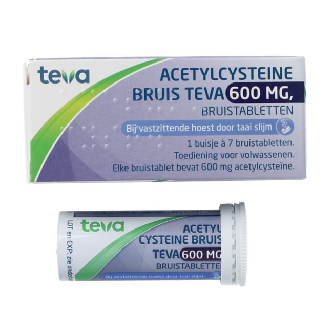Acétylcystéine 600 mg 7 comprimés effervescents
