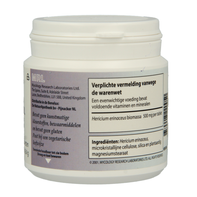 MRL Hericium 90 Tablets