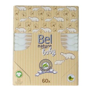 Bel Nature Bastoncillos de seguridad para bebé - 60 unidades