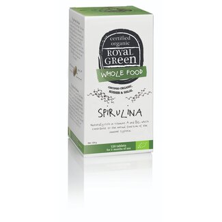 Royal Green Royal Green Spirulina organic 120 Tablets