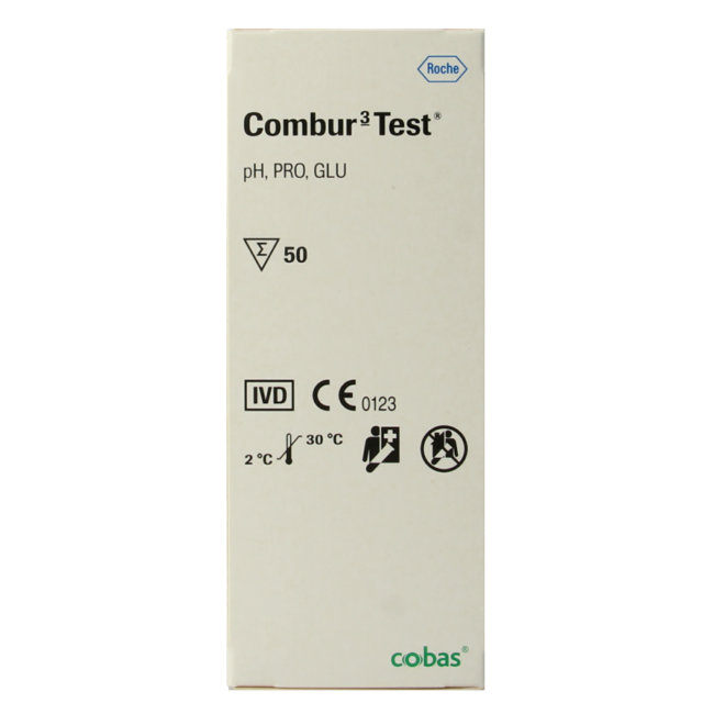 Roche Combur 3 teststrips 50 Stuks