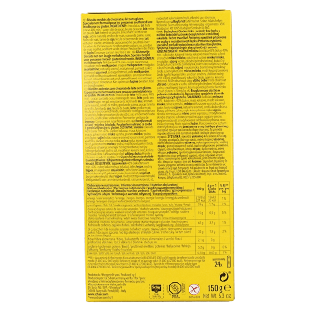 Schar Ciocko sticks glutenvrij 150 Gram