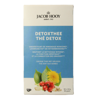 Jacob Hooy Bolsitas de té Detox 50 bolsitas