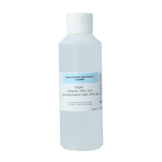 Orphi Orphi Etanol 70% v/v + 10% IPA v/v 250 mililitros