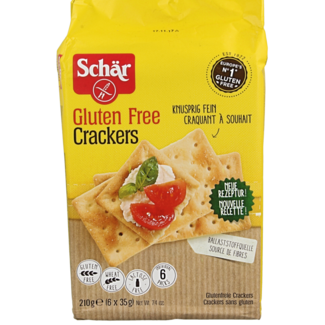 Schar Schar Crackers sin gluten 210 gramos