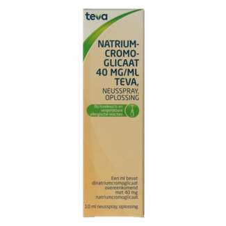 Teva Teva Natriumcromoglicat 40mg Nasenspray 10 Milliliter