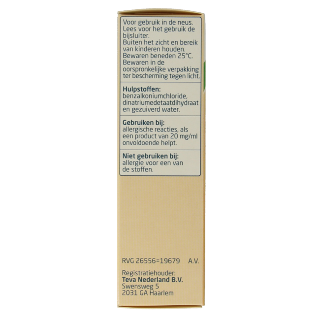 Teva Natriumcromoglicat 40mg Nasenspray 10 Milliliter