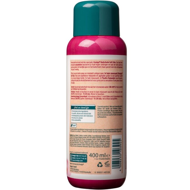 Kneipp Espuma de baño Soft Skin Flor de Almendro 400 ml