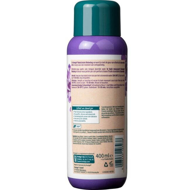 Entspannendes Badeschaum Lavendel 400 ml