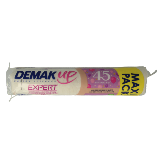 Demak Up Discos de algodón redondos regulares 108 unidades