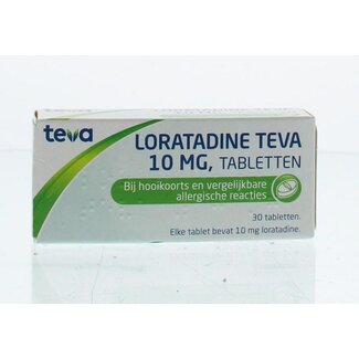 Teva Teva Loratadine 10 mg 30 Comprimidos