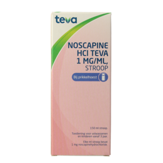 Teva Sirop de noscapine HCl 150 ml