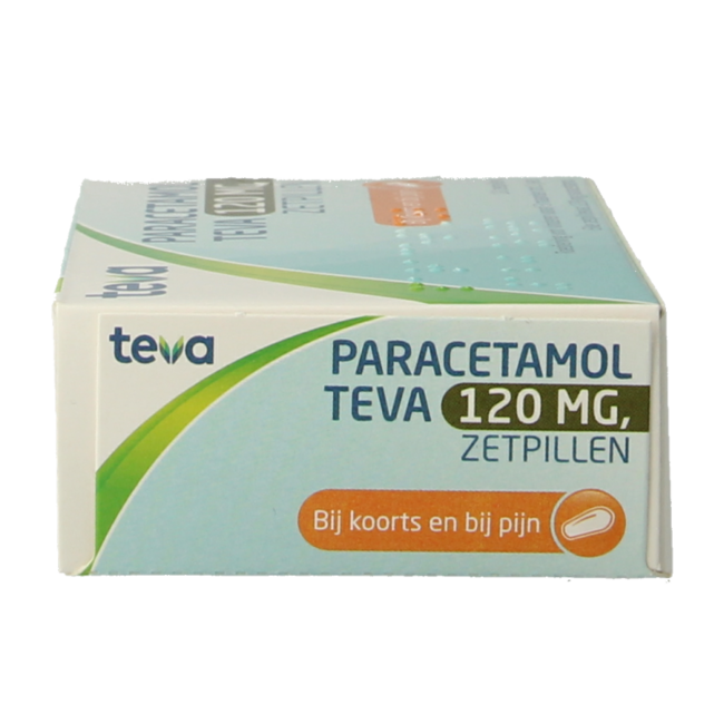 Teva Paracetamol 120 mg 10 Zetpillen