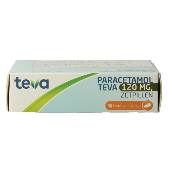Teva Paracetamol 120 mg 10 Supposte