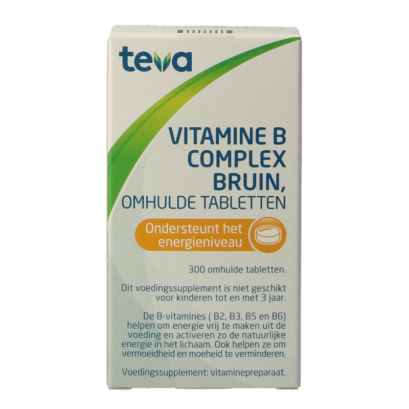 Teva Vitamina B complex marrón suelto 300 comprimidos