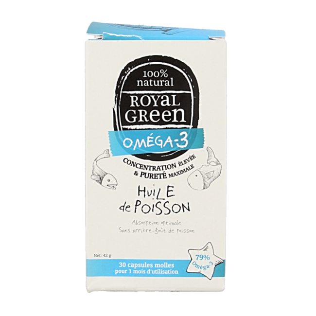Royal Green Olio di Pesce Omega 3 30 Softgel