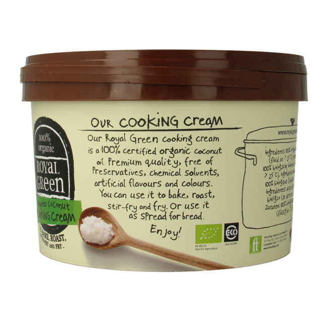 Crema de cocina de coco inodora bio 2500 mililitros