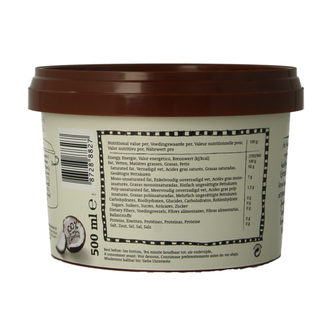 Kokos cooking cream odourless bio 500 Milliliter