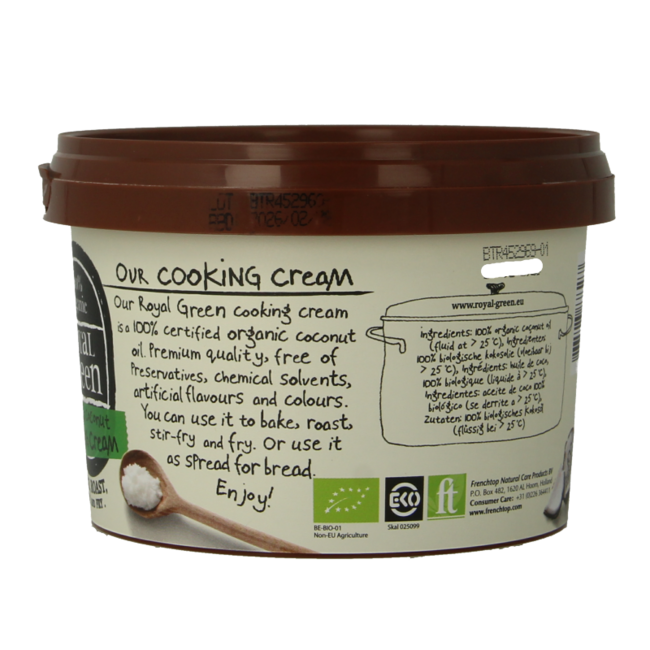 Kokos-Kochcreme geruchsneutral Bio 500 Milliliter