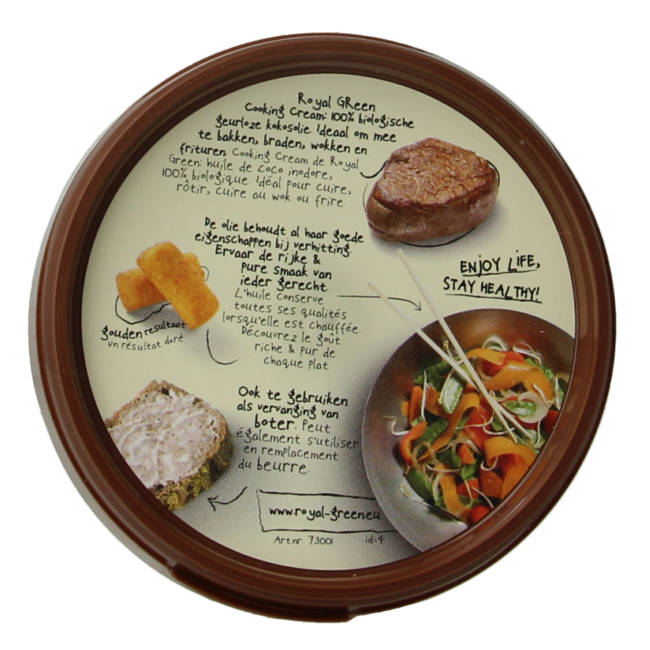 Royal Green Crème de cuisson à la noix de coco sans odeur bio 250 Millilitres