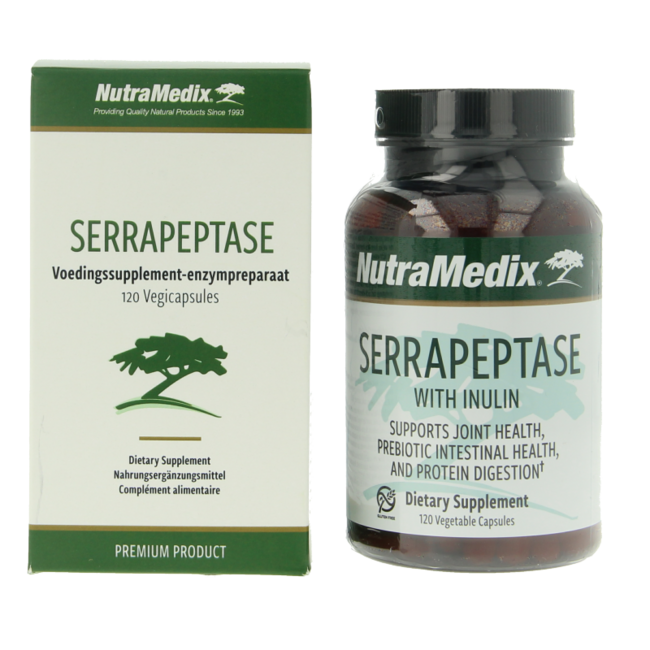 Nutramedix Serrapeptase 120 Vegetarische capsules