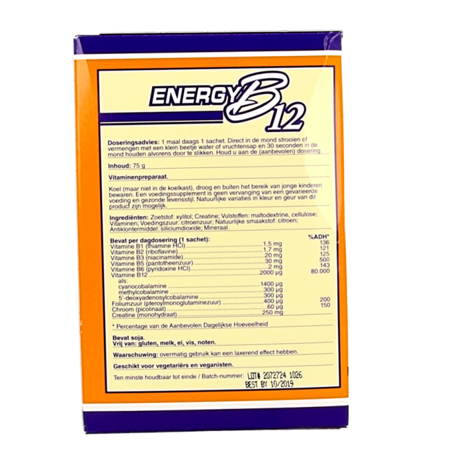 Energy B12 2000mcg 75 Portionsbeutel