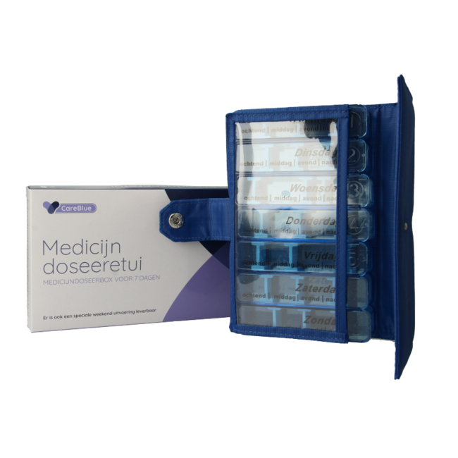 Estuche dosificador de medicamentos 7 días 1 unidad