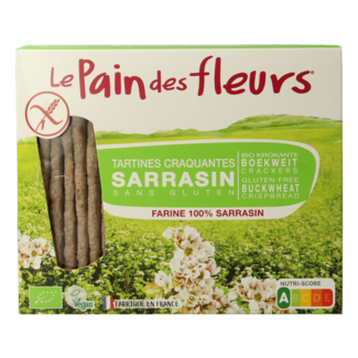 Pain Des Fleurs Buckwheat crackers organic 150 Gram
