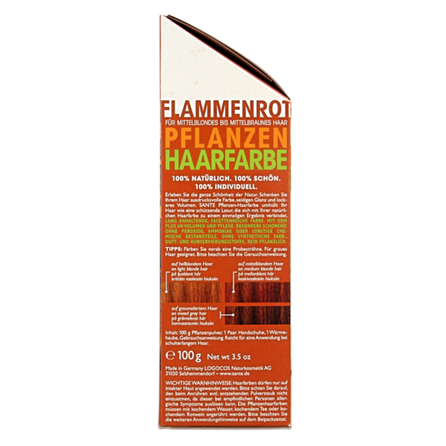 Sante Pflanzenhaarfarbe Flammenrot BDIH 100 Gramm