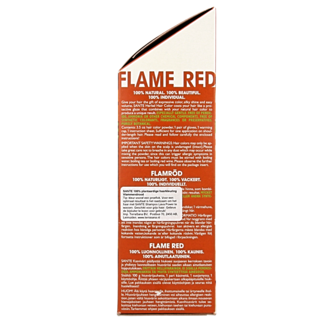 Sante Haarverf vlammend rood BDIH 100 Gram