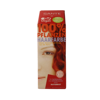 Sante Tinte vegetal Sante rojo natural BDIH 100 gramos