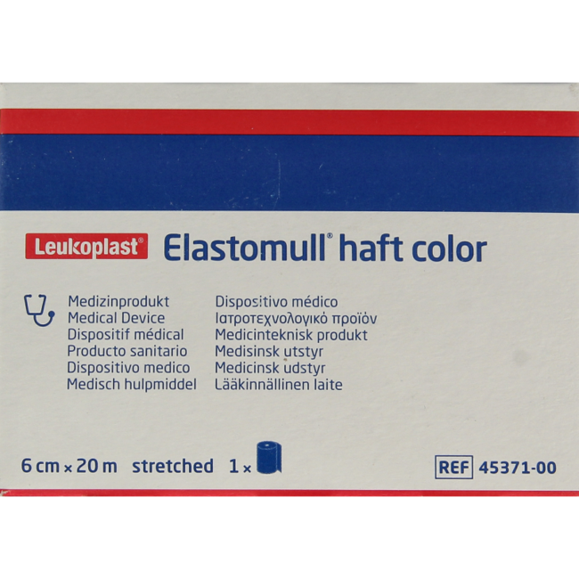 Venda de fijación cohesiva Elastomull haft 20 m x 6 cm 45371 1 unidad