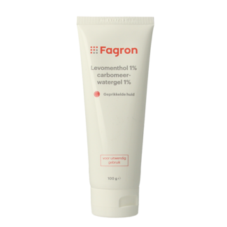 Fagron Fagron Levomenthol 1% carbomer water gel 1% 100 Gram