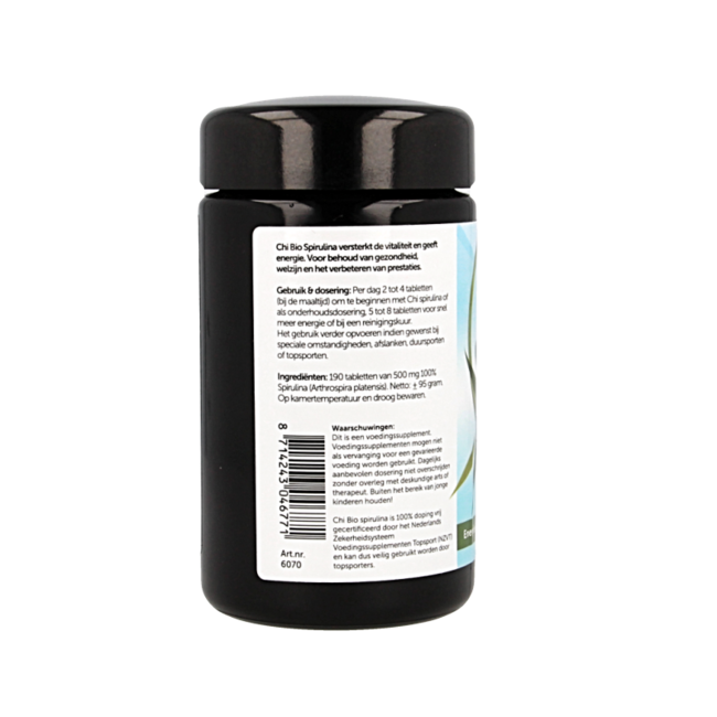 Spirulina 500mg tabletki bio 190 sztuk